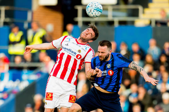Slobodan Vuk of Tromsø and Vadim Demidov of Stabæk