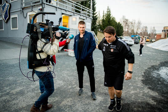 Goalkeeper Gudmund Kongshavn of Tromsø