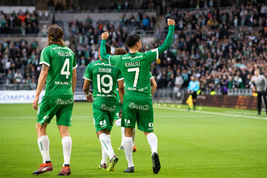 Hammarbys Imad Khalili jublar