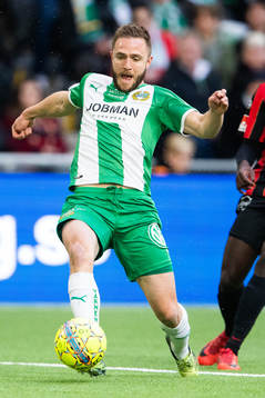 Hammarbys Mats Solheim och Brommapojkarnas Eric Johana