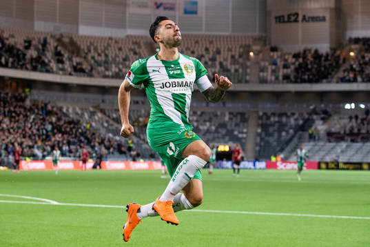 Hammarbys Jiloan Hamad jublar