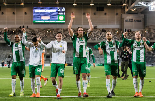 Hammarbys Serge-Junior Martinsson Ngouali, Jiloan Hamad,