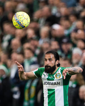 Hammarbys Erkan Zengin med ett inkast