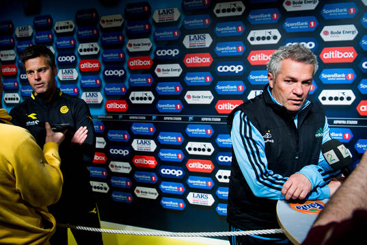 Kjetil Knutsen, head coach of Bodø/Glimt, and Kåre