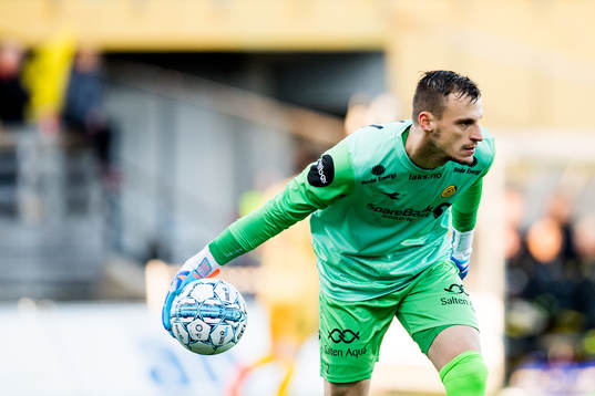 Goalkeeper Zoran Popovic of Bodø/Glimt