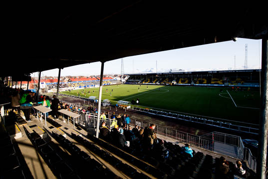General view of Aspmyra Stadion