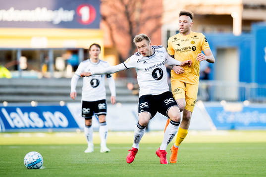Alexander Toft Søderlund of Rosenborg and José Ángel of