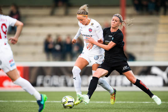 Rosengårds Sanne Troelsgaard Nielsen och Göteborgs Olivia
