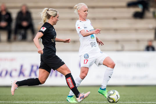 Göteborgs Elin Rubensson och Rosengårds Caroline Seger
