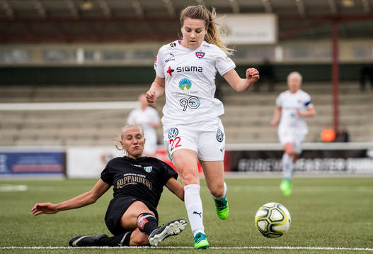 Göteborgs Emma Koivisto och Rosengårds Fiona Brown