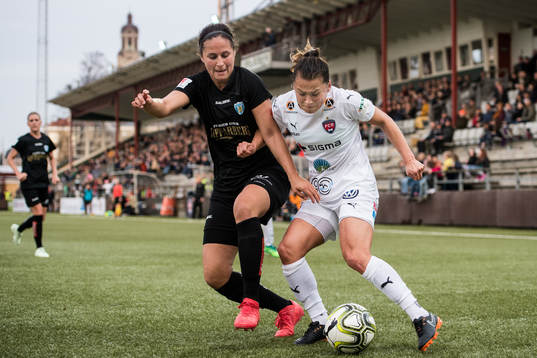 Göteborgs Taylor Leach och Rosengårds Alexandra Lowe Riley