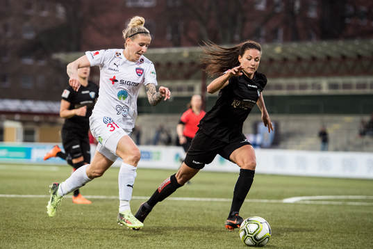 Rosengårds Anja Mittag och Göteborgs Beata Kollmats