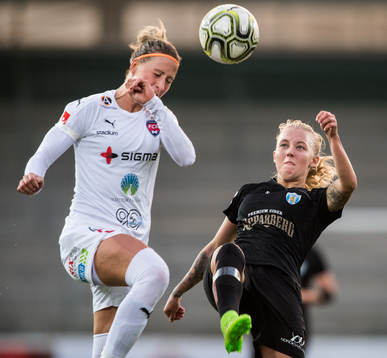 Rosengårds Sanne Troelsgaard Nielsen och Göteborgs
