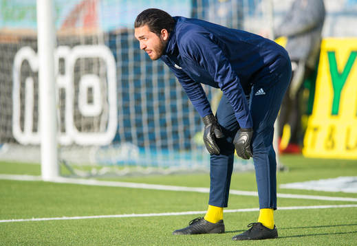 Sundsvalls målvakt Alireza Haghighi