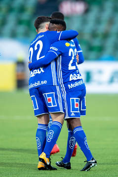 Sundsvalls Maic Sema jublar med Jonathan Tamimi Syberg