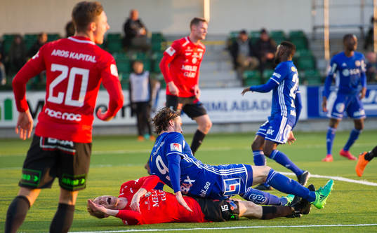 Sundsvalls Linus Hallenius ramlar på Trelleborgs Lasse