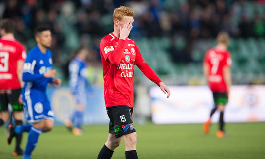 Trelleborgs Lasse Nielsen deppar