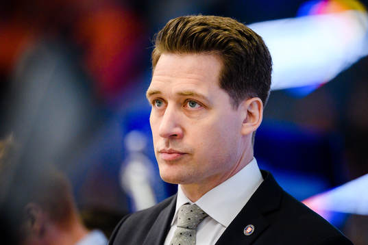 Växjös tränare Sam Hallam