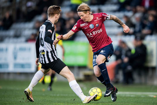 Örgrytes Jacob Ericsson och Landskronas Dennis Olofsson