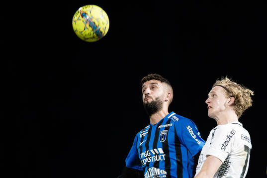Sirius Omar Eddahri och Häckens Gustav Berggren