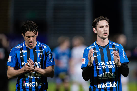 Sirius Stefano Vecchia (v) och Philip Haglund (h) deppar