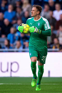 Malmö FFs målvakt Johan Dahlin