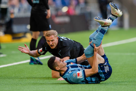 Malmö FFs Franz Brorsson reagerar
