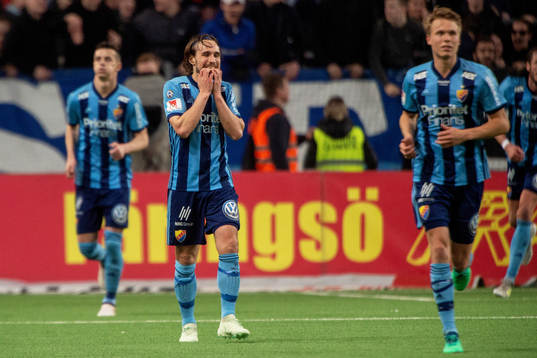 Djurgårdens Kevin Walker deppar