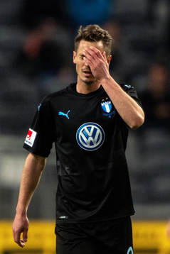 Malmö FFs Markus Rosenberg deppar