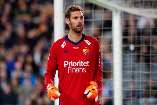 Djurgårdens målvakt Andreas Isaksson