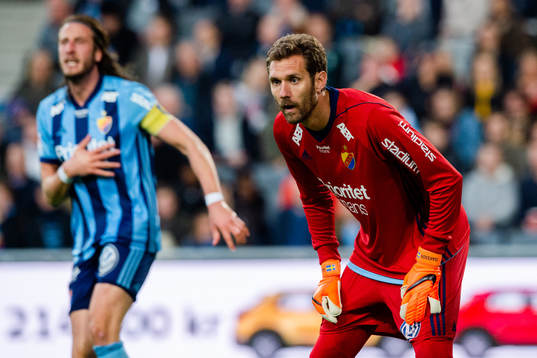 Djurgårdens målvakt Andreas Isaksson