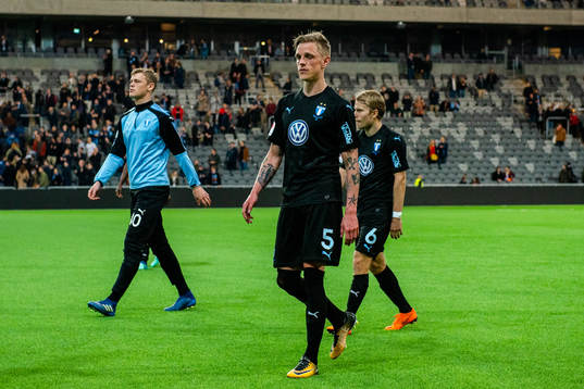 Malmö FFs Sören Rieks deppar