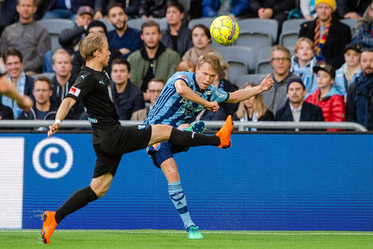 Malmö FFs Oscar Lewicki och Djurgårdens Jonathan