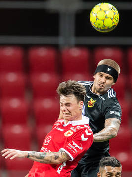 Kalmars Melker Hallberg och Östersunds Douglas Bergqvist