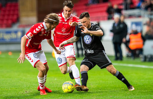 Kalmars Isak Magnusson och Melker Hallberg samt Östersunds