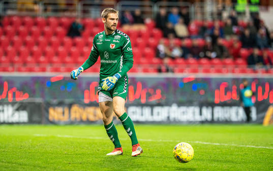 Kalmars målvakt Lucas Hägg-Johansson