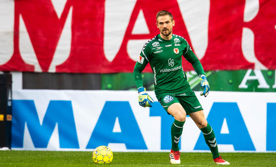 Kalmars målvakt Lucas Hägg-Johansson