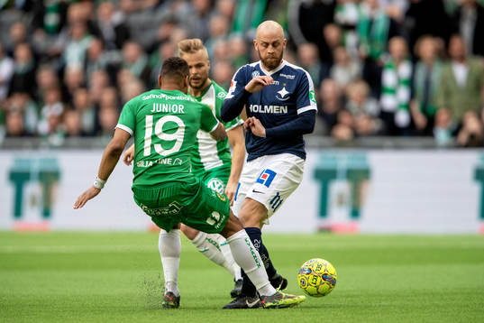 Hammarbys Serge-Junior Martinsson Ngouali och Norrköpings