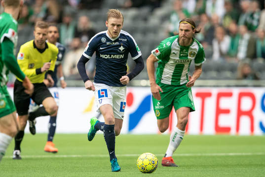 Norrköpings Kalle Holmberg och Hammarbys Björn Paulsen