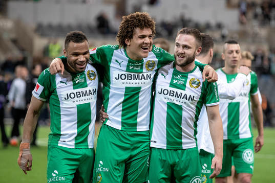 Hammarbys Serge-Junior Martinsson Ngouali, Neto Borges och
