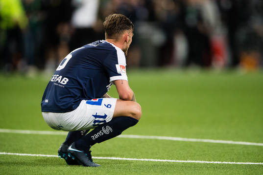 Norrköpings Linus Wahlqvist deppar