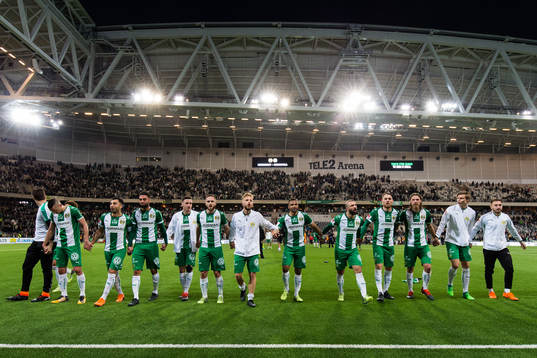 Hammarbys spelare tackar publiken