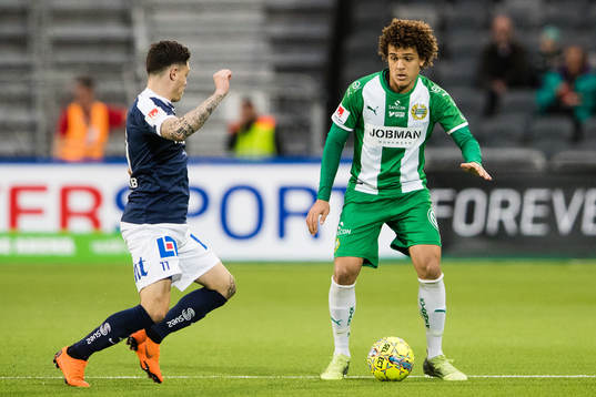 Norrköpings David Moberg Karlsson och Hammarbys Neto Borges