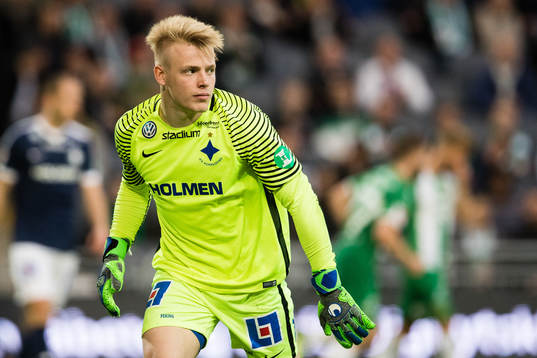 Norrköpings målvakt Isak Pettersson
