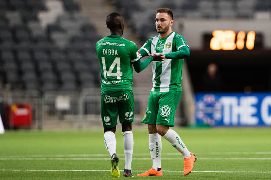 Hammarbys Pa Amat Dibba och Muamer Tankovic