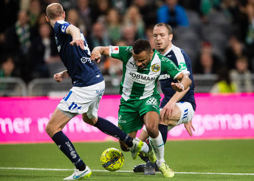 Norrköpings Andreas Johansson och Jón Gudni Fjóluson