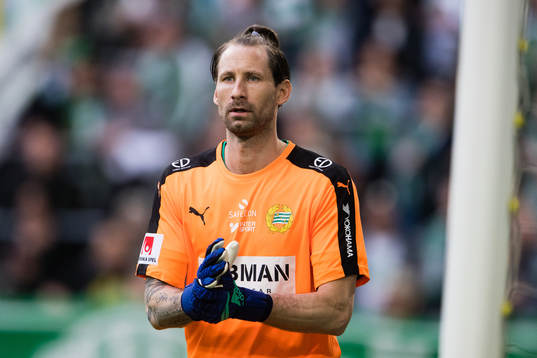 Hammarbys målvakt Johan Wiland