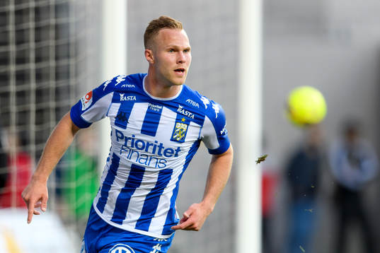 IFK Göteborgs Gustav Engvall jublar