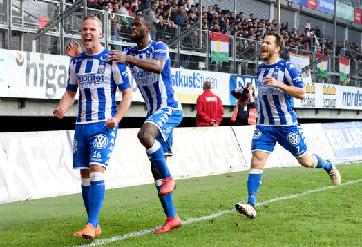 IFK Göteborgs Gustav Engvall jublar