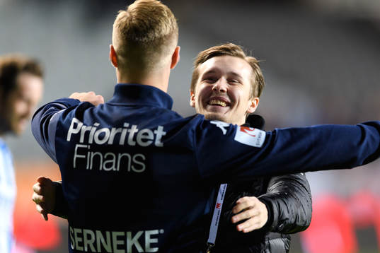 IFK Göteborgs Patrik Karlsson Lagemyr kramar om Gustav